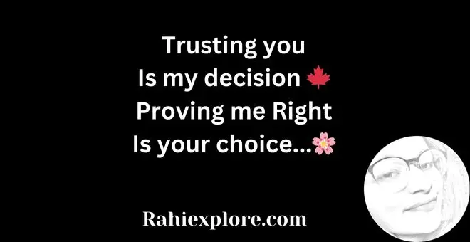 Trust Shayari
