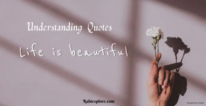 Understanding Quotes